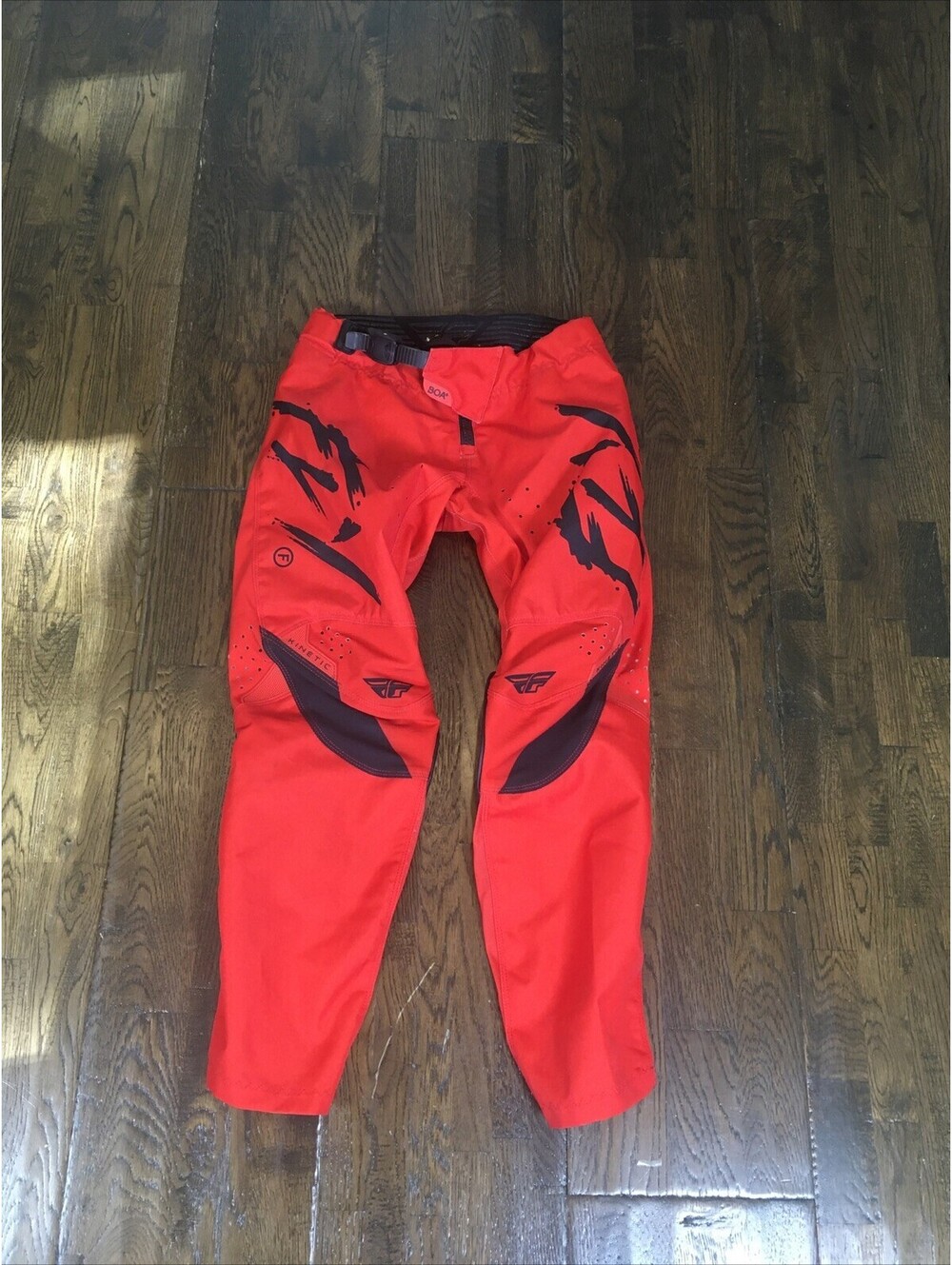 Fly Racing BOA Kinetic Youth Motocross Pants – Size 24 – Black/Red – EUC